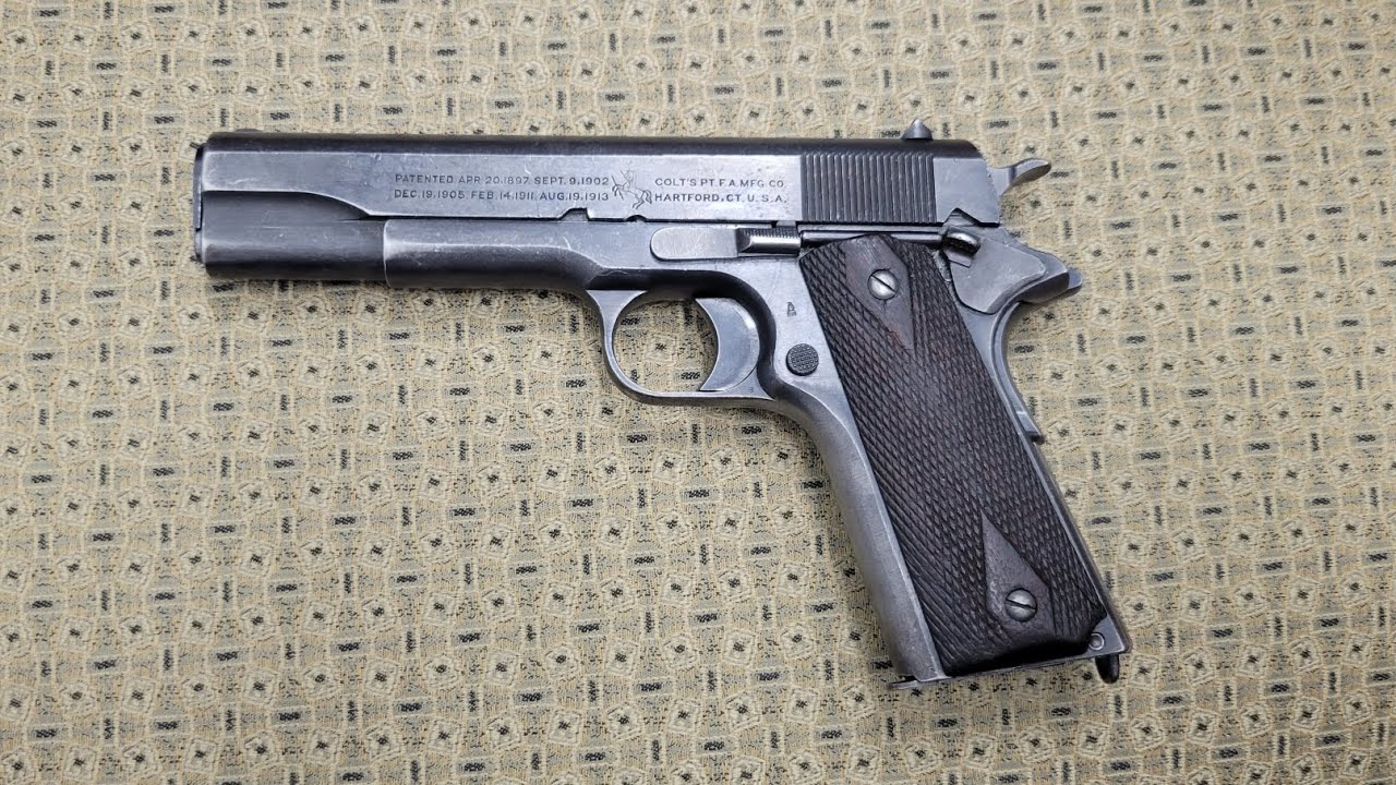 Colt 1911 Original WW1 Black Army from 1918