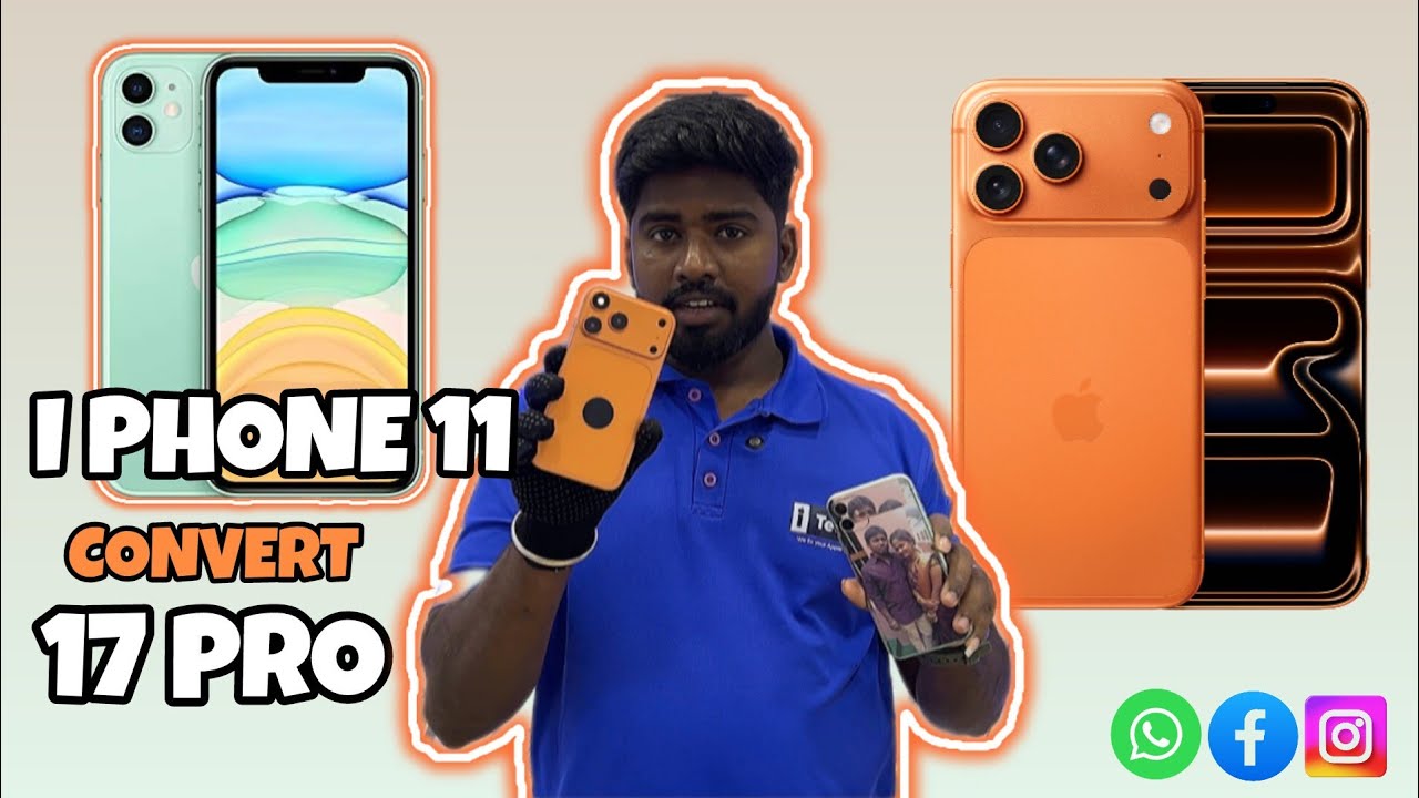 iphone 11 CONVERT iphone 17 PRO ✅  Unbelievable Conversion 💥 