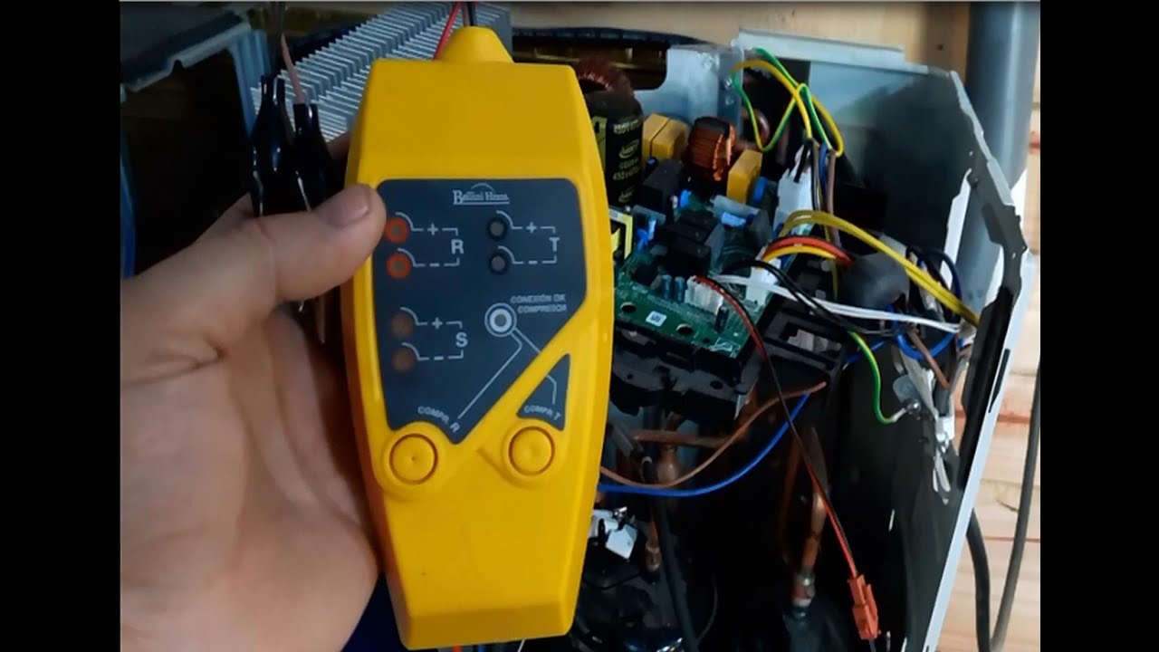 como probar placa de aire inverter
