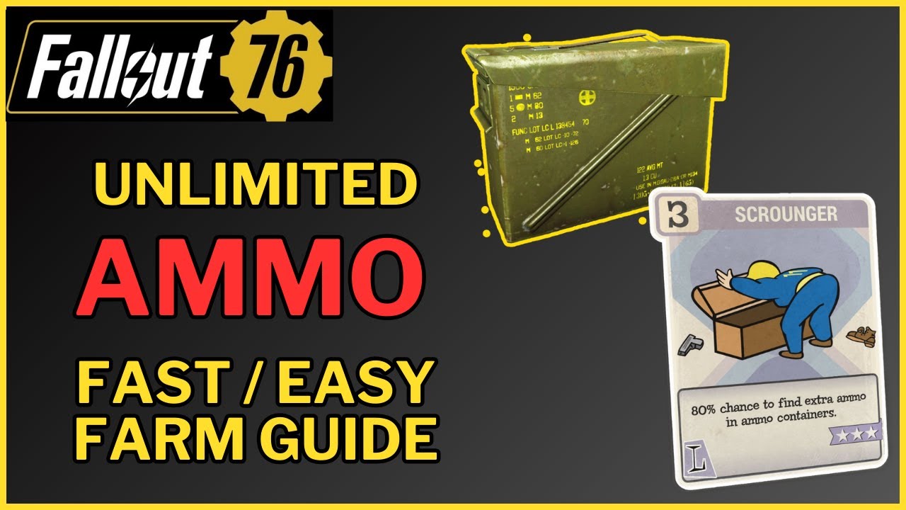 Unlimited AMMO Farm and World Item Reset Guide Fallout 76