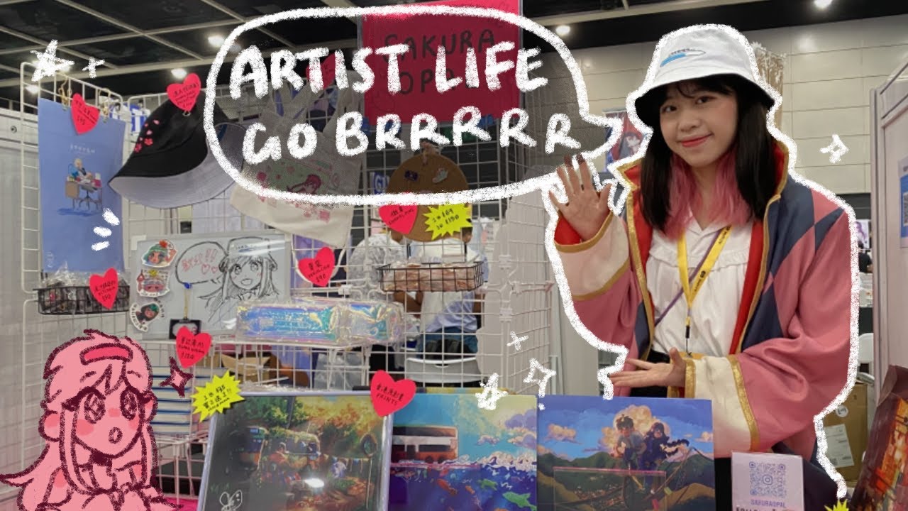 my FIRST booth @ anime convention?!!! ✨ | sakuvlog ep.14