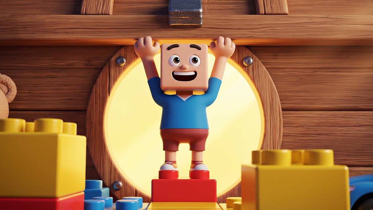 Roblox Tiny Noob Got Trapped in a Giant Tower | Kids Songs & Nursery Rhymes