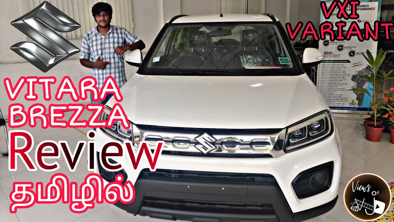 brezza vxi 2021 new model review in tamil | suzuki vitara brezza review தமிழில் | views of vj
