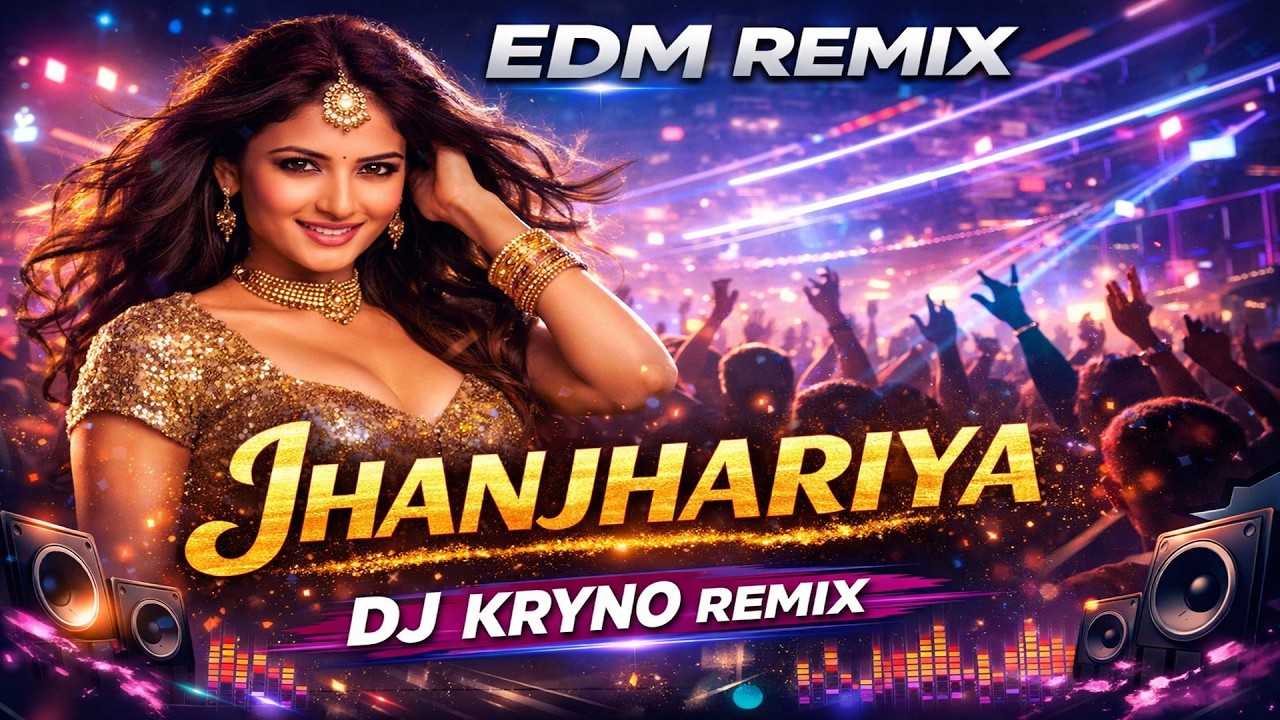 Jhanjhariya 💥 EDM Remix | 90s Bollywood Party Mix | DJ Kryno Remix