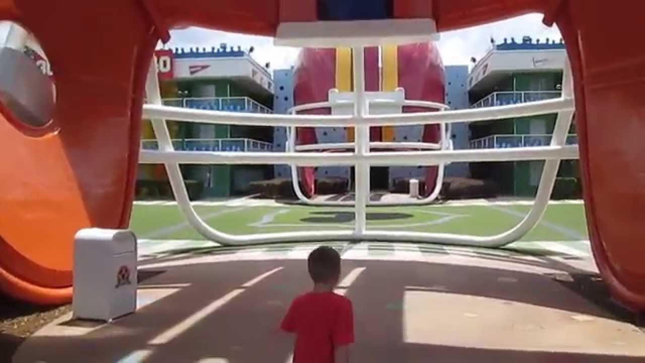 Elevator Ride and Walk at All Star Sports Resort - Walt Disney World June 2014