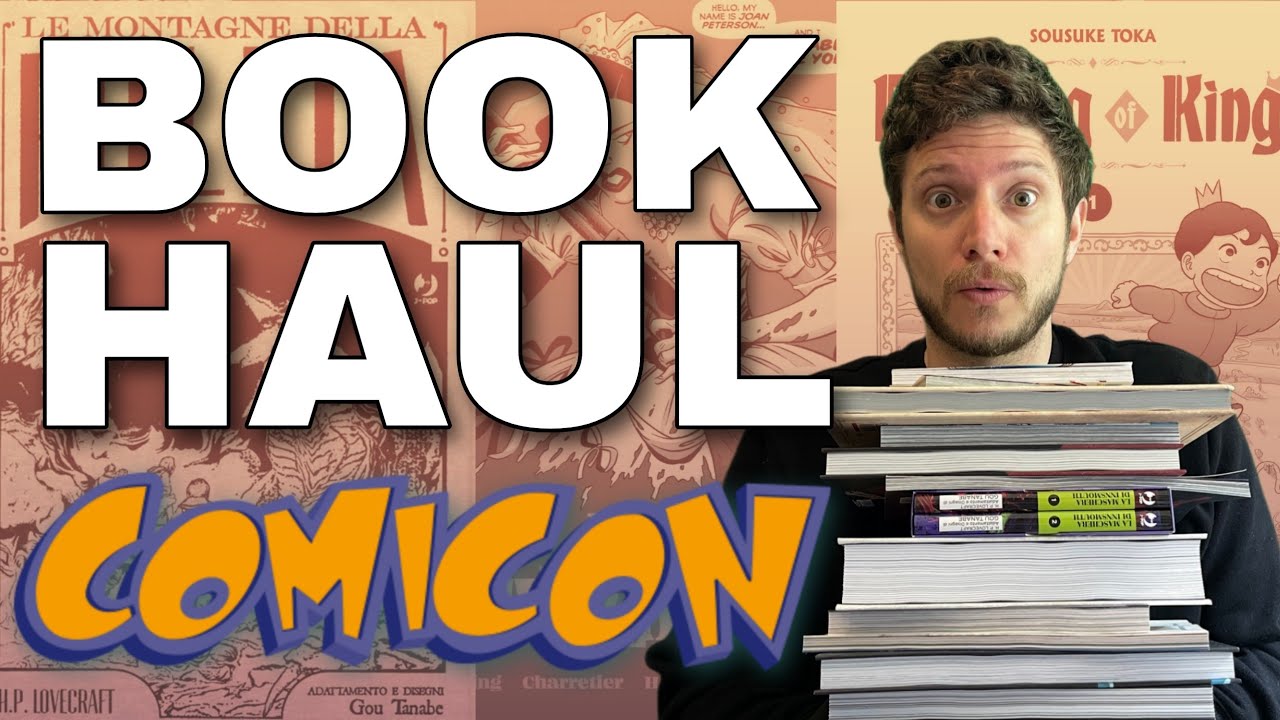 BOOK HAUL COMICON - tutti i fumetti che ho comprato alla fiera