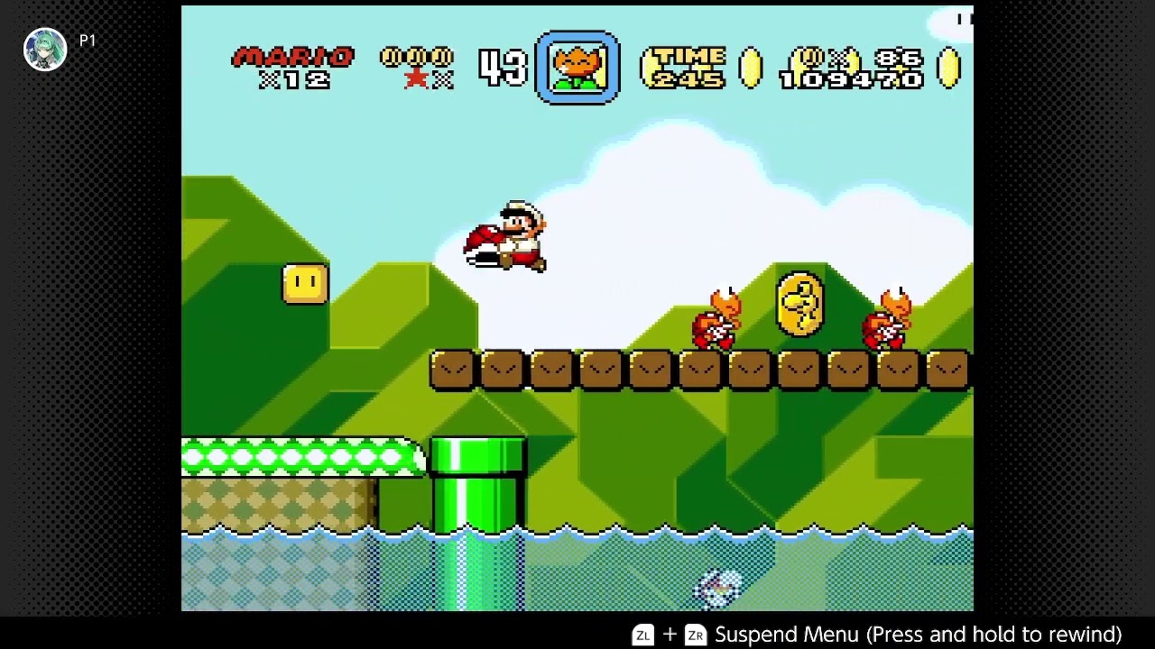Super Nintendo Entertainment System - Super Mario World World 1 - Yoshi's Island