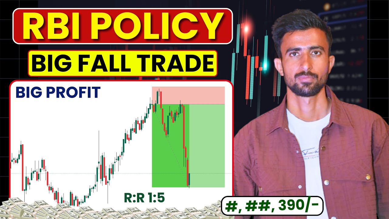 RBI Policy Big Fall Catch Big Profit || RBI Policy Big Move Capture || Big Profit Trading Strategy