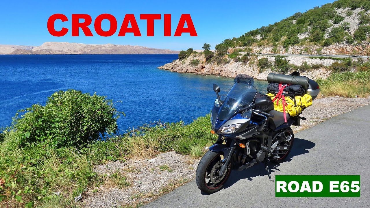 Croatia's best motorcycle road, E 65 / Yamaha FZ6 Fazer S2
