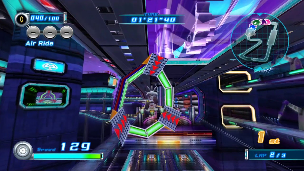 Sonic Riders Zero Gravity - MeteorTech Premises - Silver