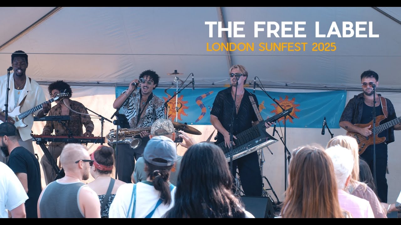 THE FREE LABEL perform at London Sunfest 2025