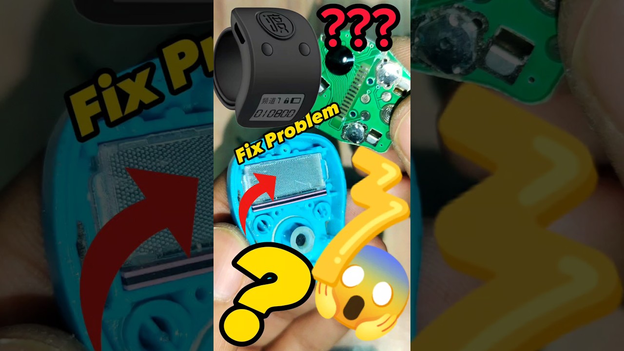Repair finger tally counter 🥺 ⛔〽️