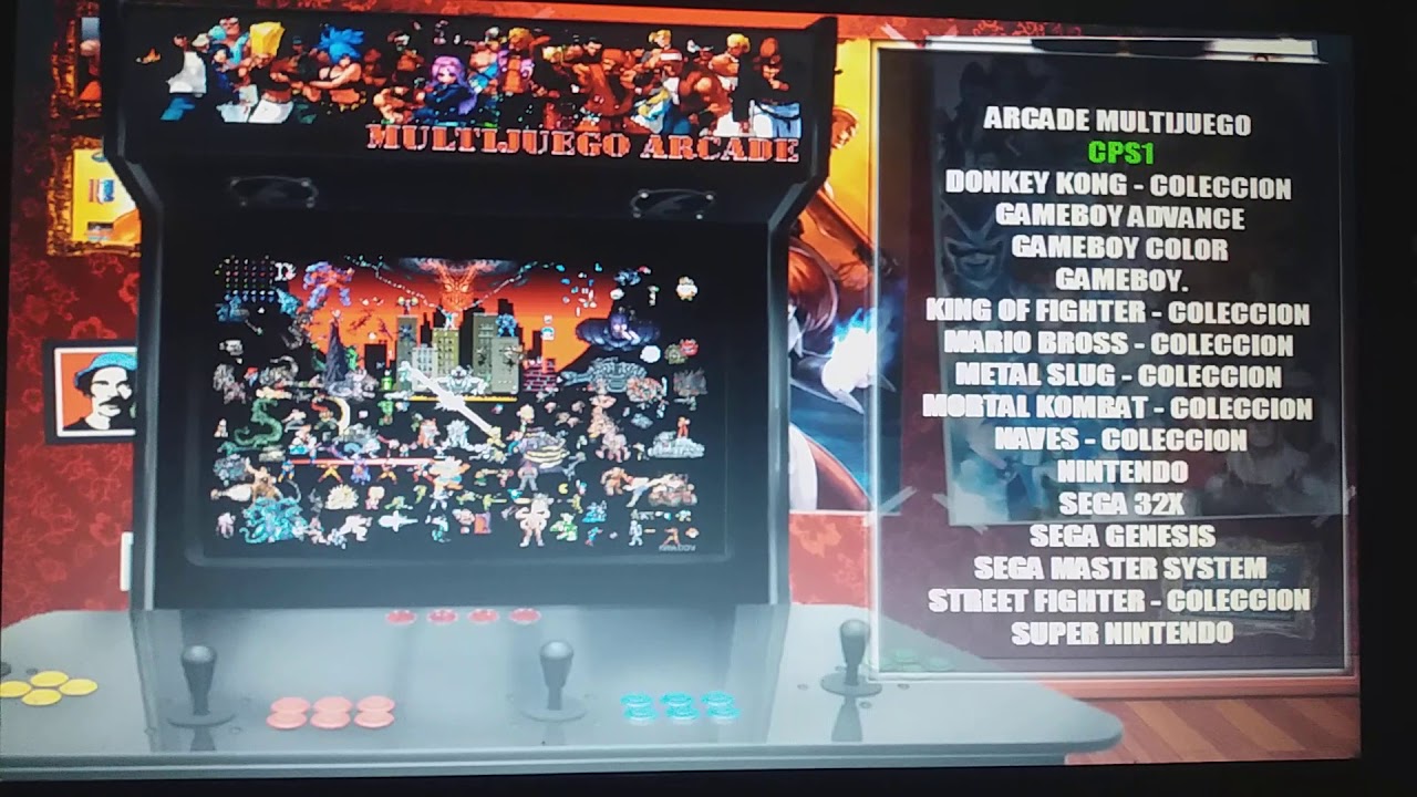 Mamewah Multijuego Arcade