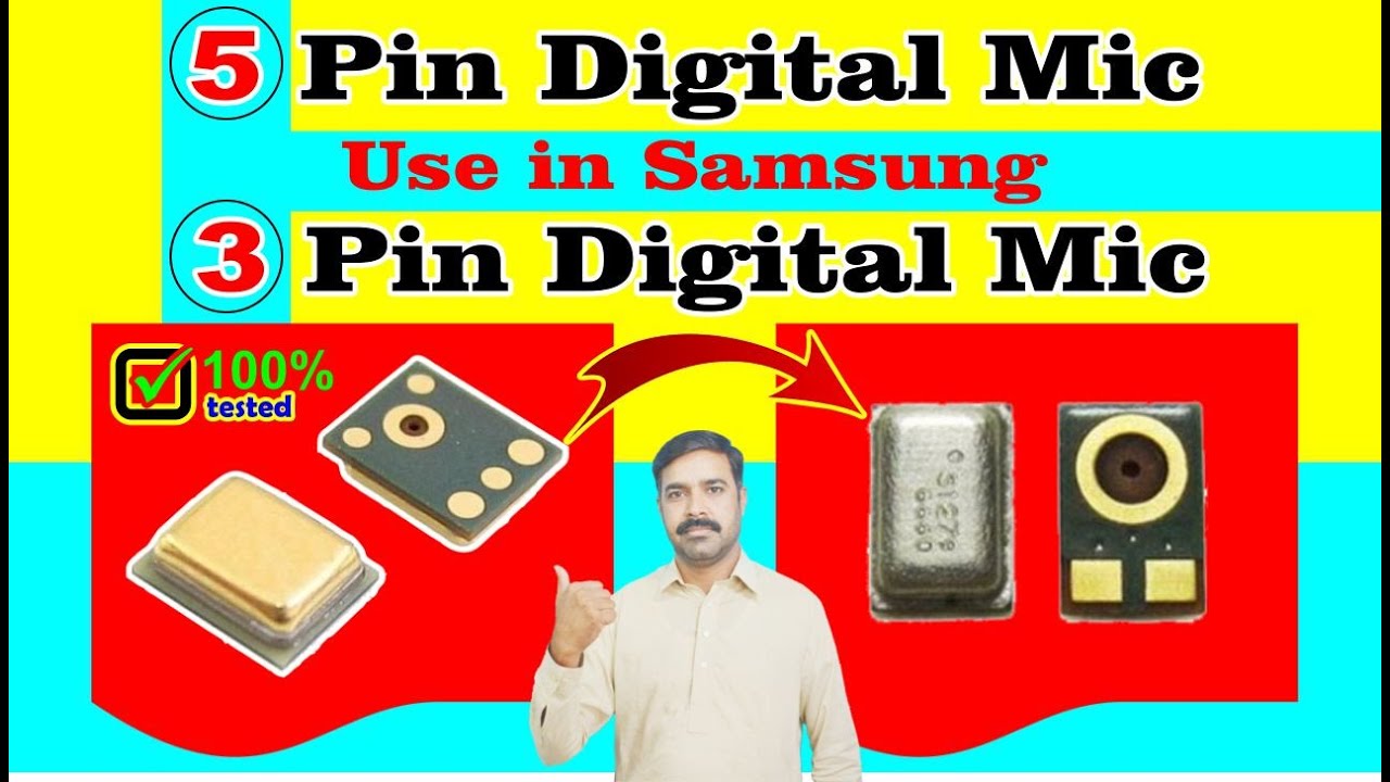 how to 5 Pin mic convert to 3 pin mic