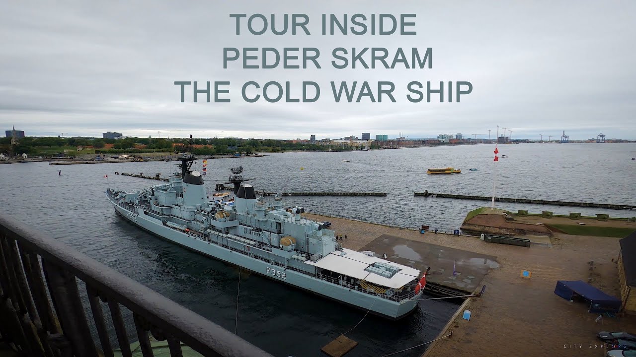 Tour inside the Cold war ship Peder Skram Frigate 4K