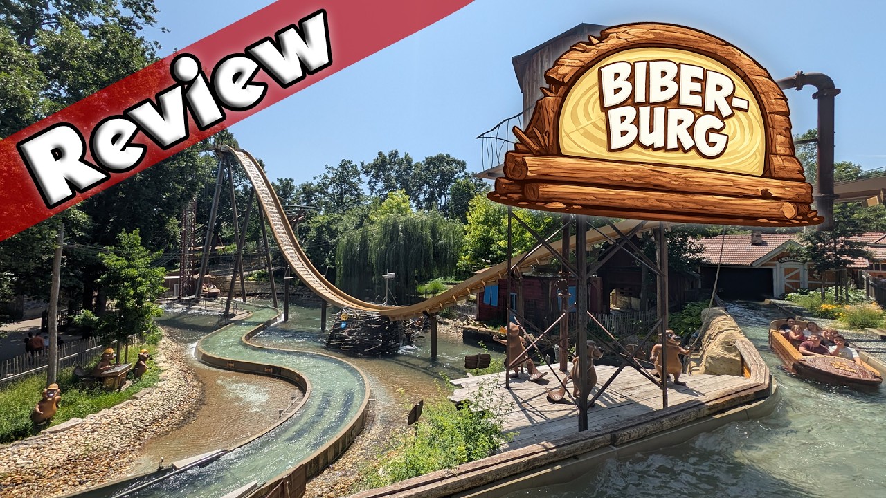 MEGA Wasserbahn in Österreich!🤩🌊 Biberburg im Family-Park [REVIEW]