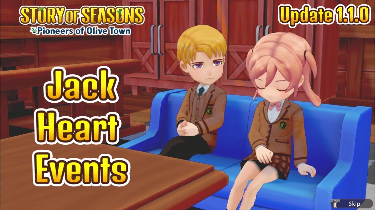 (UPDATE 1.1.0) JACK Heart Events + Married & Family Life | Story of Seasons Pioneers of Olive Town