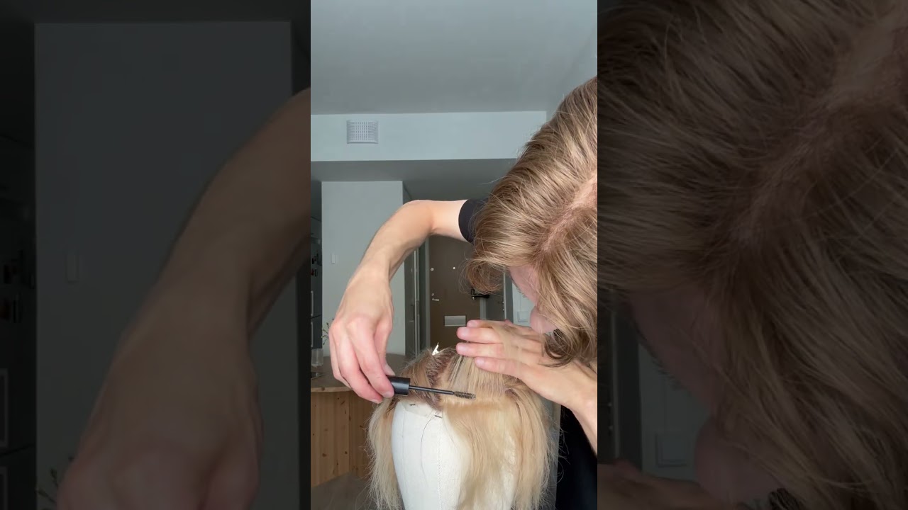 Lordhair protesi capillare，Fai da te il colore su capelli veri 