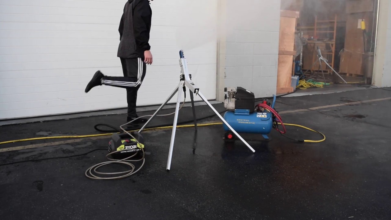 How to Set-up Your Backyard Snowstorm Snowgun - Snow Spider Snow Gun