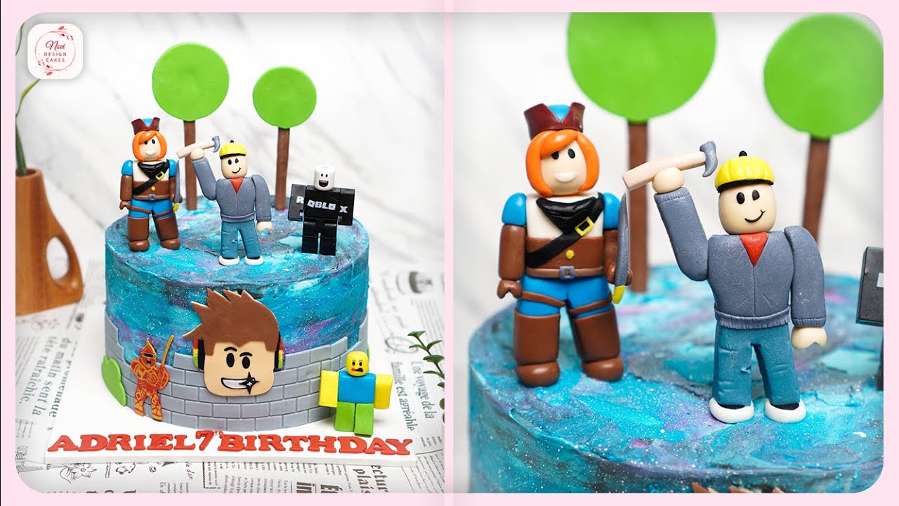 QUICK AND EASY!!! How to Make Roblox Characters from Fondant - Very Easy!!!