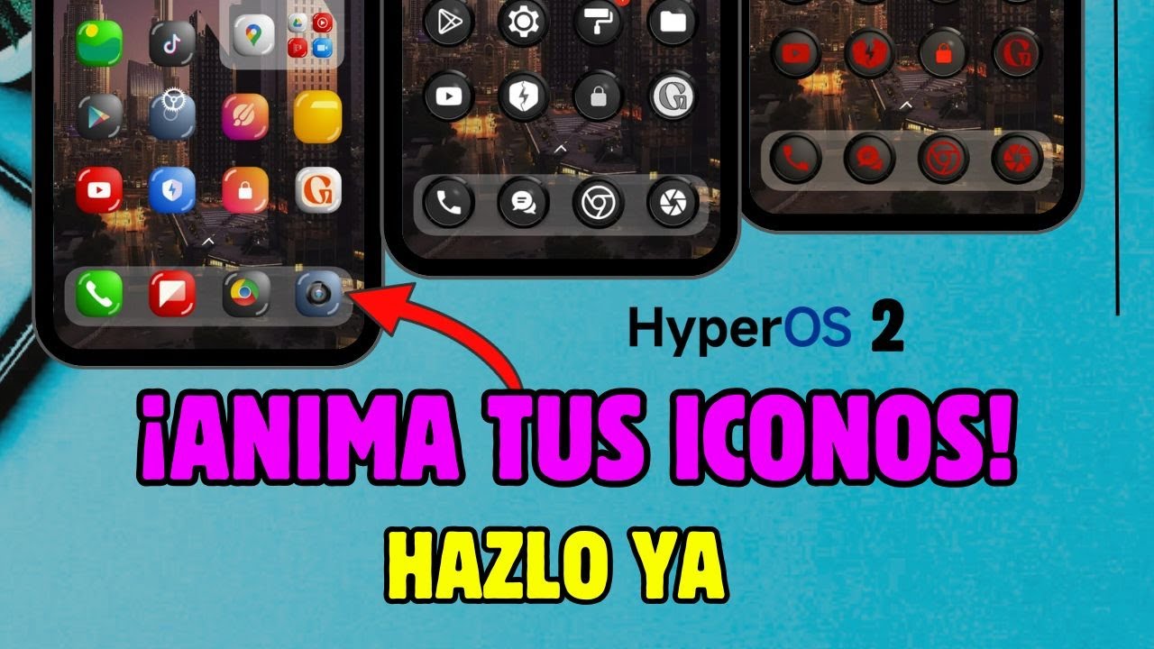 ANIMAS tus Iconos!! HAZLO Ya en tu Xiaomi - Redmi - Poco