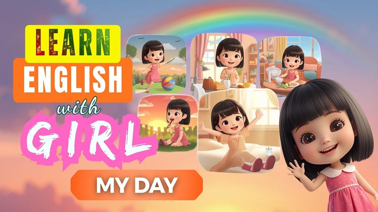 My Day of Little Discoveries | Calm English Story for Kids | Learn English with Girl