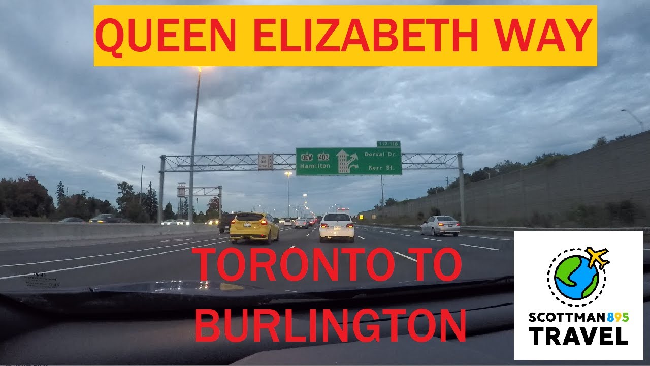 Driving with Scottman895: QEW WB Hwy 427 to Hwy 407