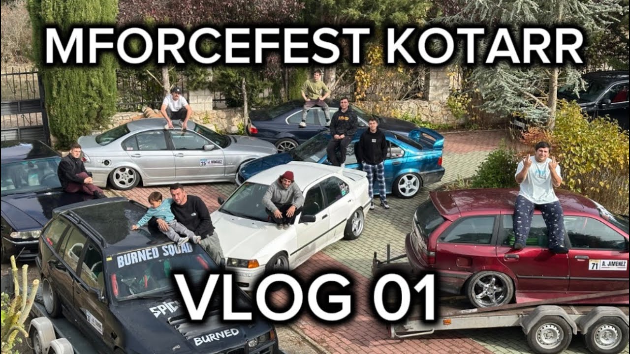 Asi vivimos el MFORCEFEST en Kotarr | Drift, gasolina y locura con el team Burned Squad