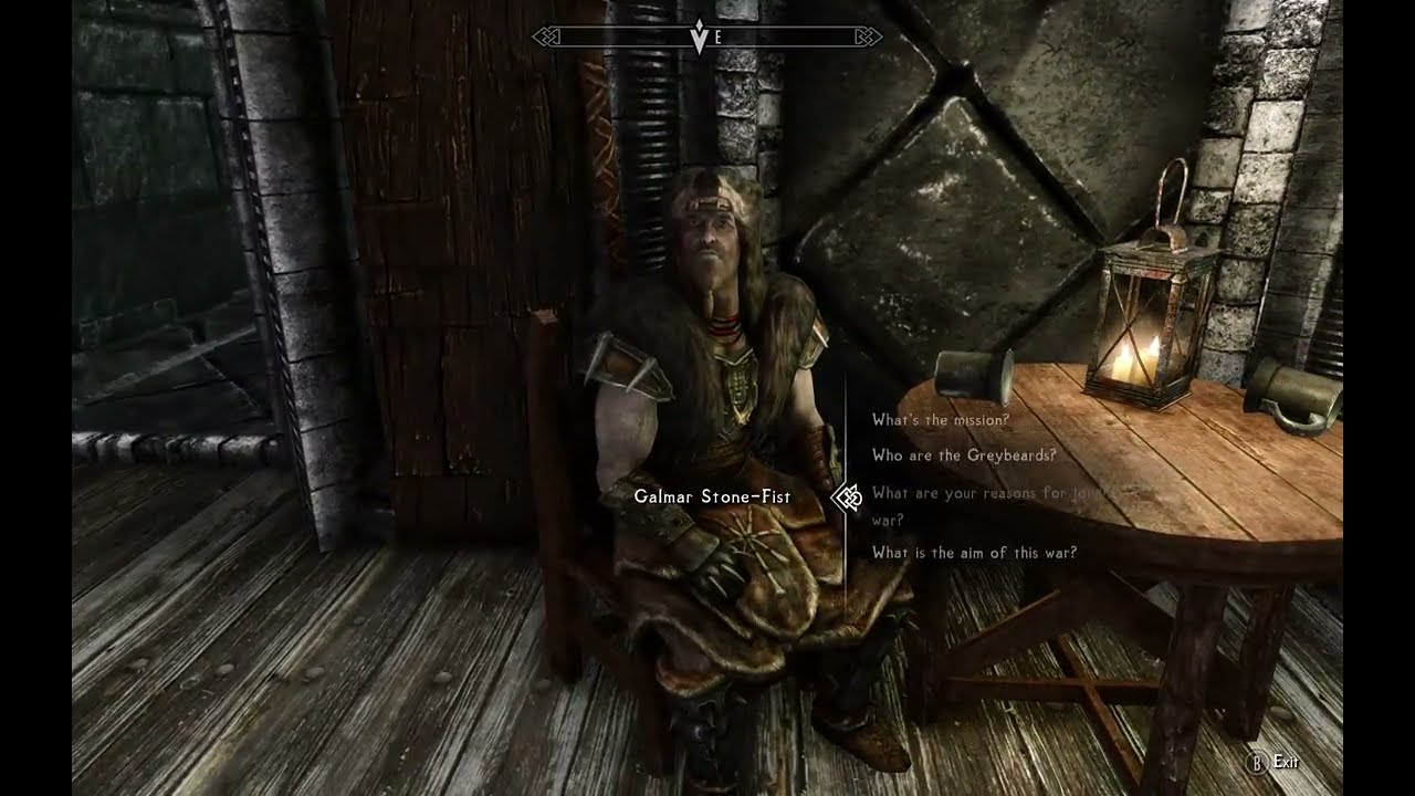 Skyrim: Dark Elf Joins Stormcloaks b/c He Can