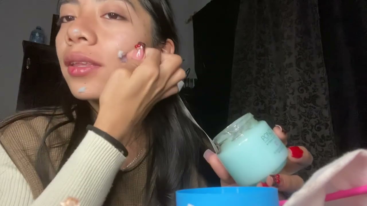 ASMR🧖🏼‍♀️ mi rutina de Skincare de noche🧖🏼‍♀️