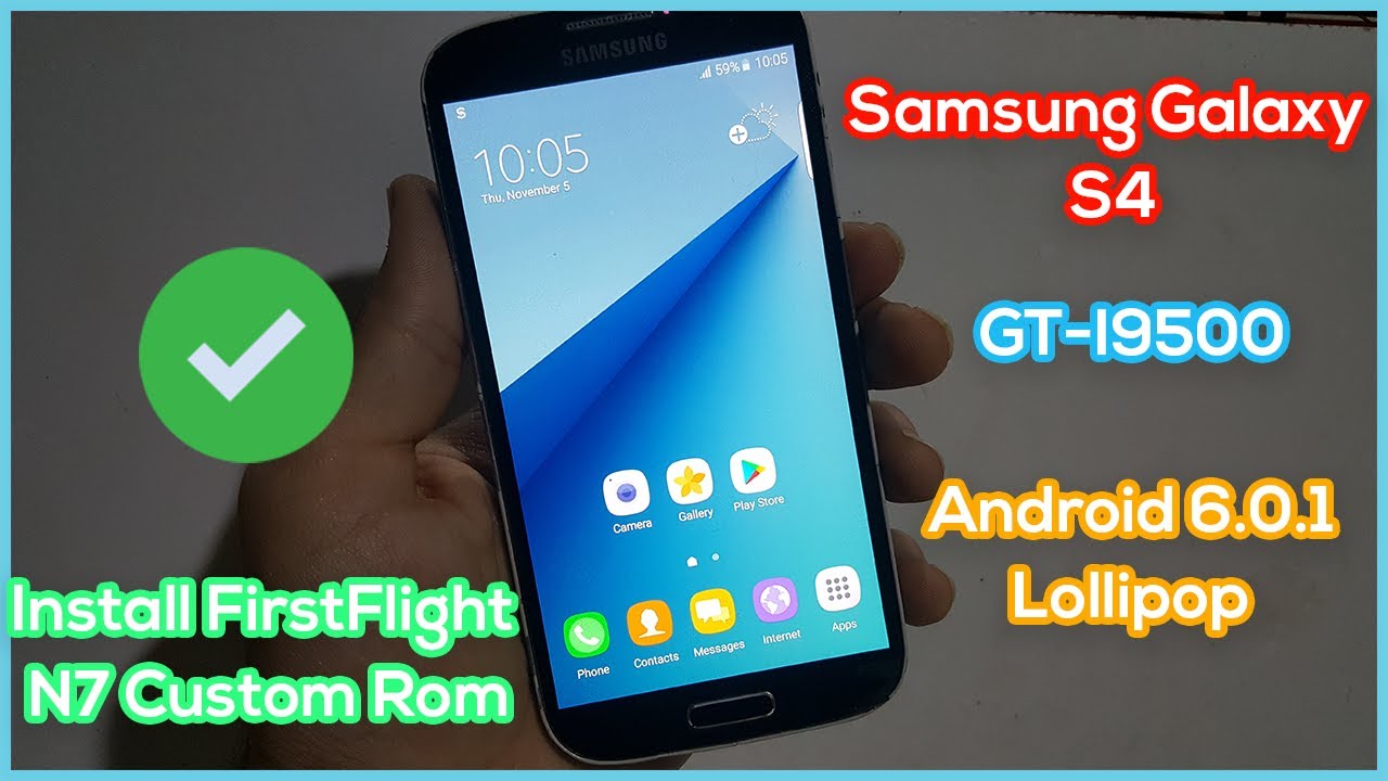 Install Note 7 Custom Rom on GT-I9500 | Samsung Galaxy S4 FirstFlight N7 Android 6.0.1