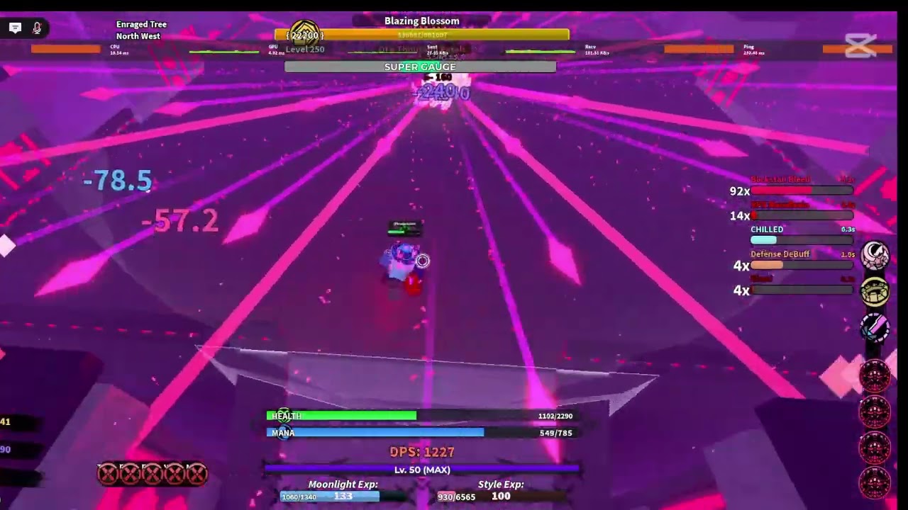 [Critical Revengeance] abusing iframes to solo blazing blossom (outdated)