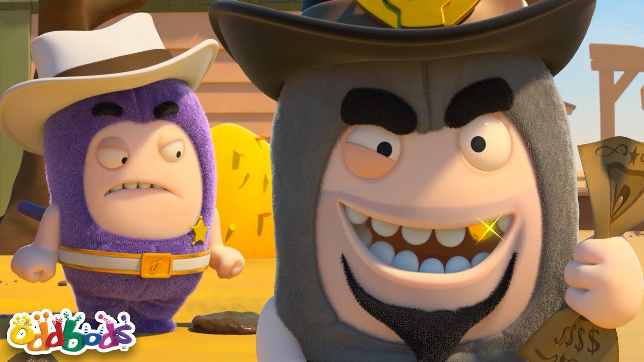 Cowboy Jeff! 🤠 | 1 HOUR! |  Oddbods Full Episode Compilation! | Funny Cartoons for Kids