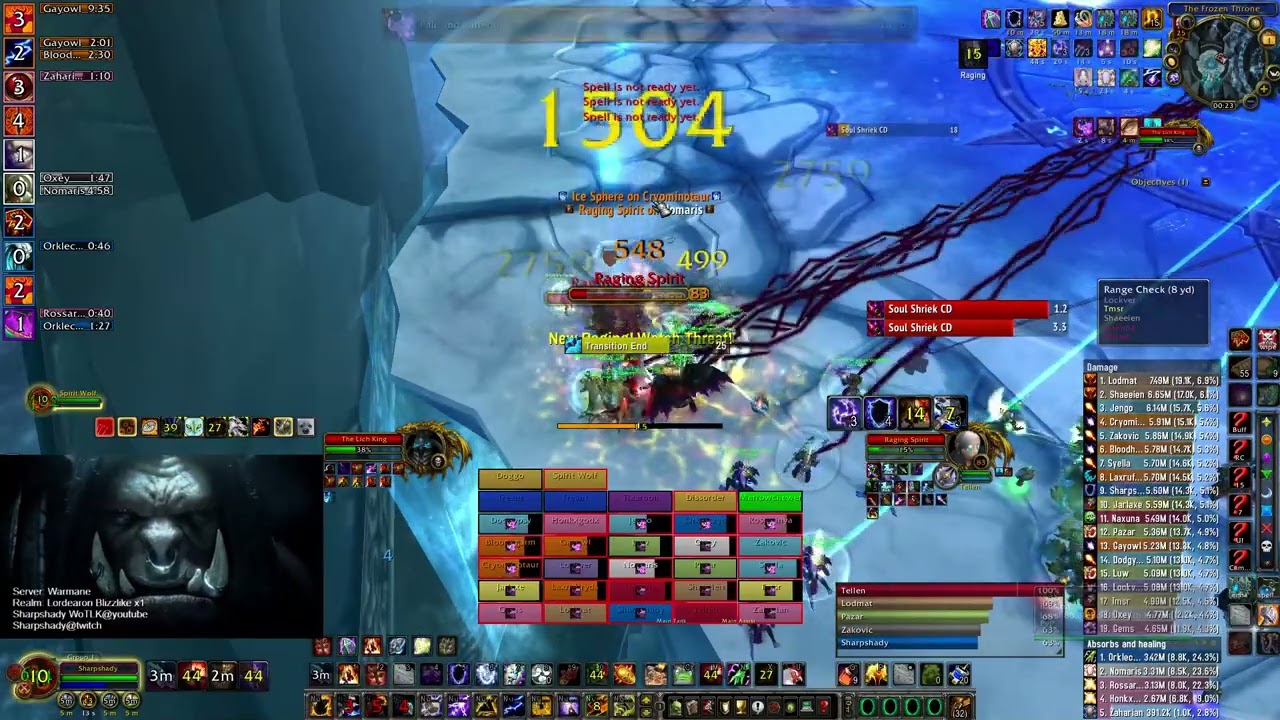 Spellhancement shaman LOD (LK 25 HC) @ Lordearon Warmane