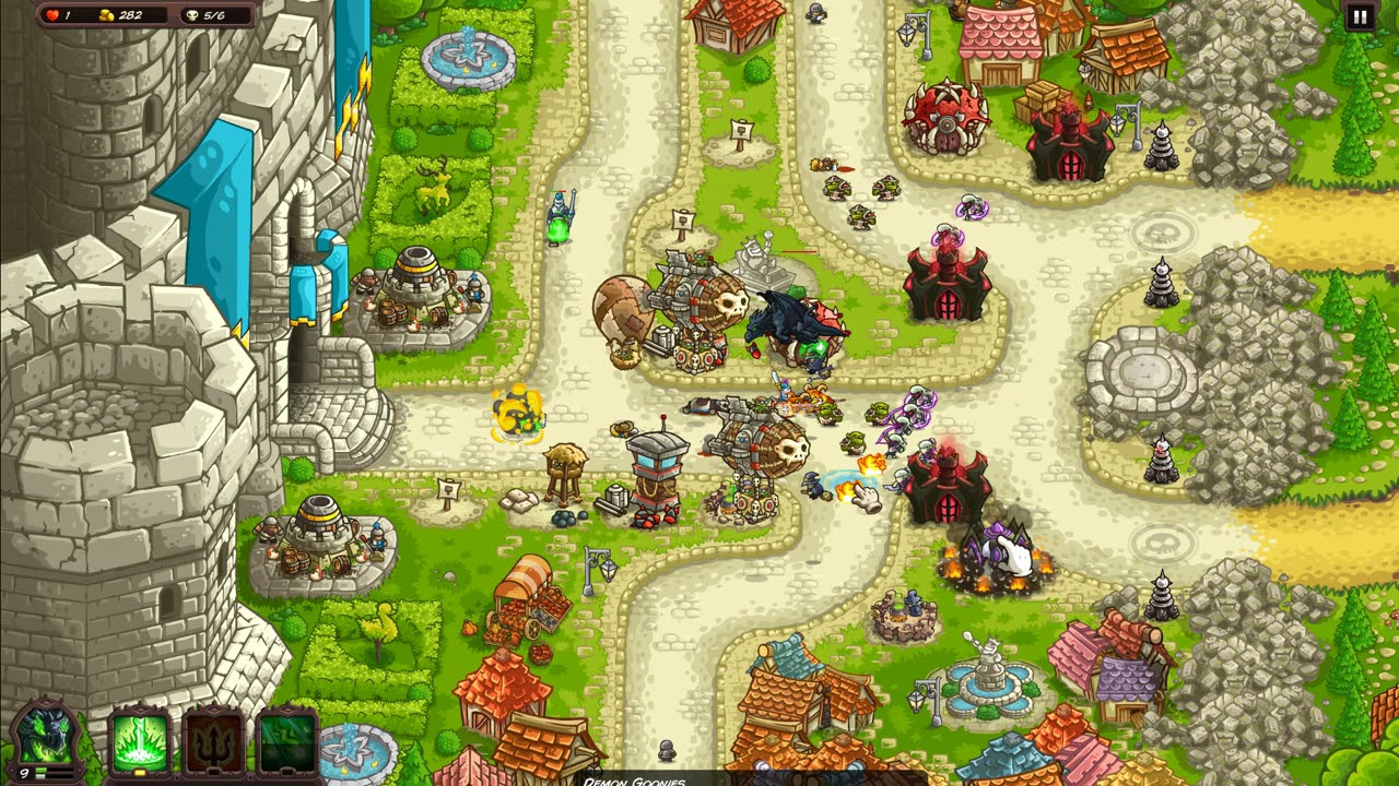 Kingdom Rush Vengeance 16. Dena's Castle - Heroic Challenge - Veteran