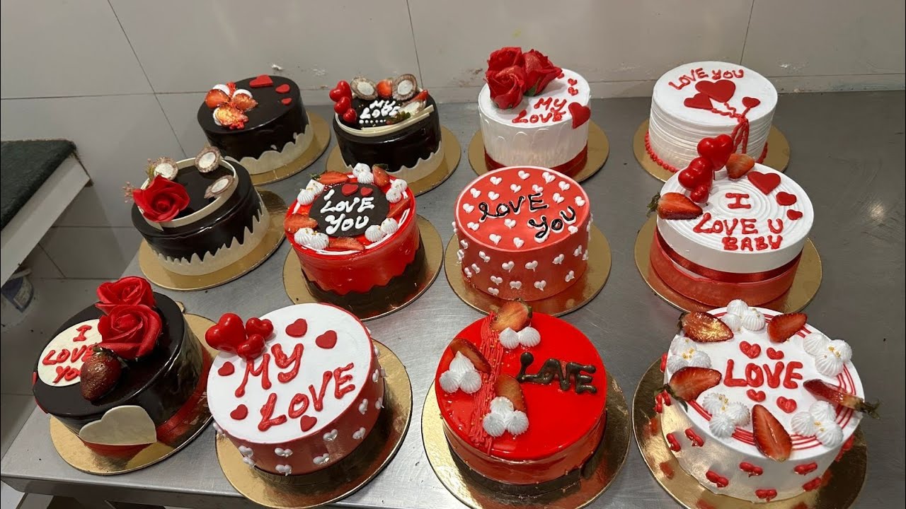 Valentine day cake /VS Rajesh Cake Live in 🔴 #cake #cakedesign #cakedecorating #cakes #livecake