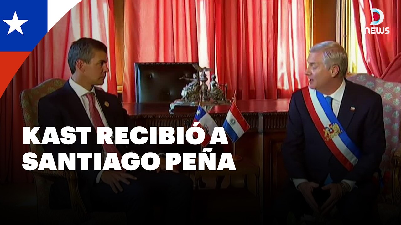 🤝El presidente José Antonio Kast recibió al presidente de Paraguay, Santiago Peña | DNews