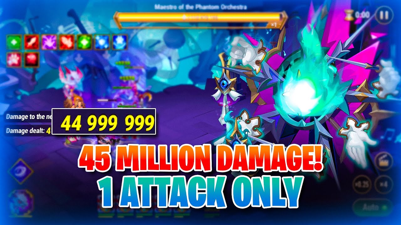 45M Damage in One Attack! 😱 | Insane Hero Wars Osh Boss Strategy