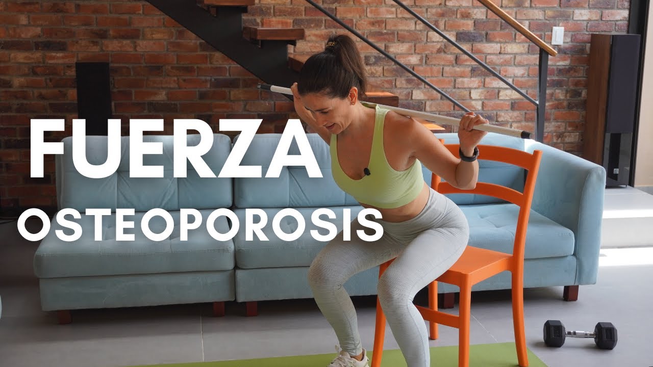 Ejercicios de FUERZA y resistencia en OSTEOPOROSIS