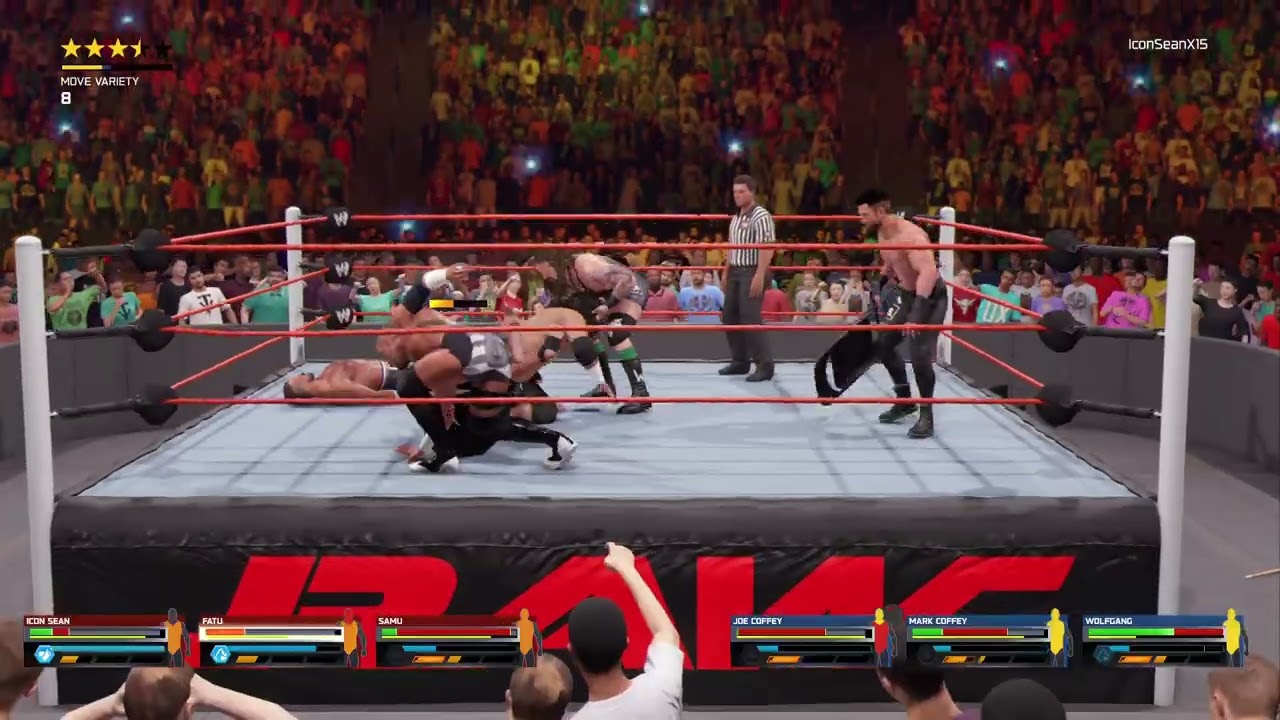 WWE 2K25 Off The Record: Icon & The Headshrinkers Vs Gallus