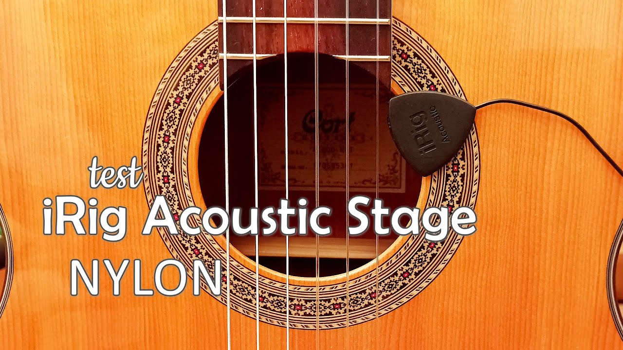 Test iRig Acoustic Stage et guitare classique