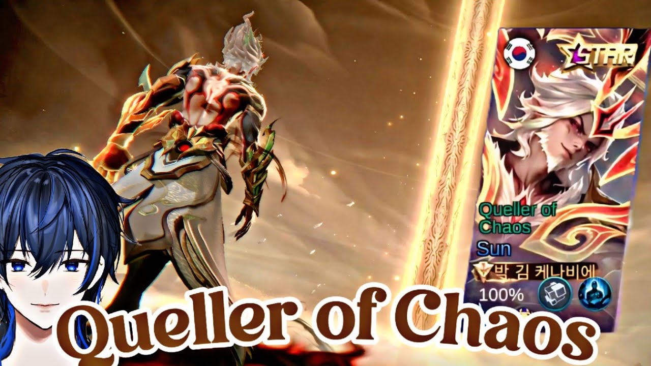 SUN BRAND NEW ANNUAL STARLIGHT SKIN, QUELLER OF CHAOS 🔥🧡💛