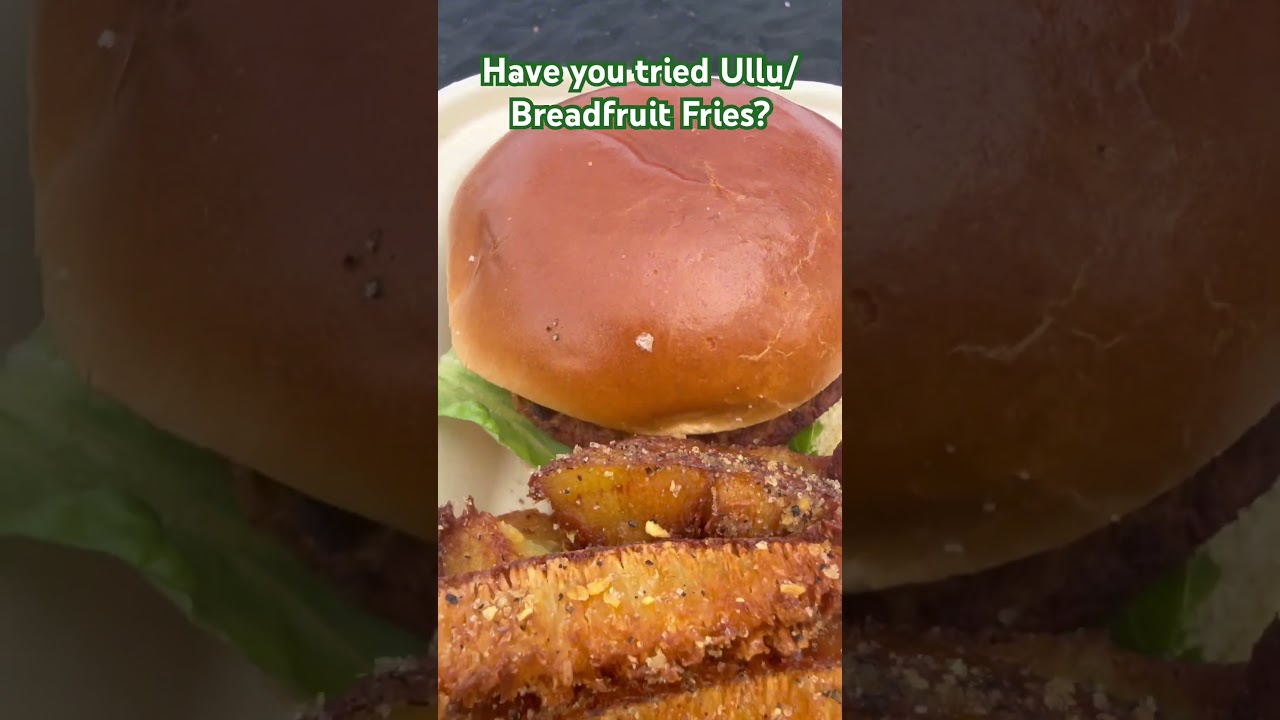 Breadfruit /Ullu Fries! #breadfruit #fries #food #travel #hawaii