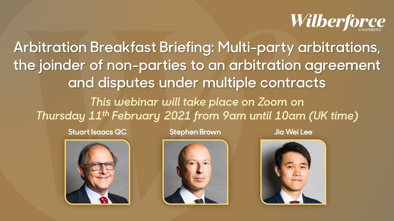 Our second Arbitration Breakfast Briefing of 2021