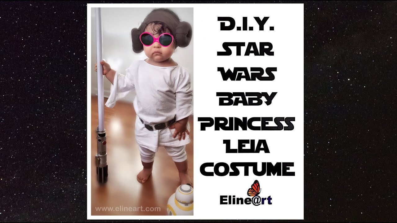 DIY Star Wars -  Baby Princess Leia Costume