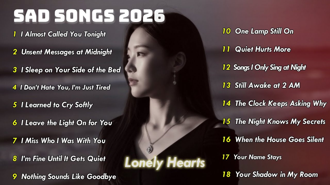 I Almost Called You Tonight 💔  Sad Night Music for Emotional Exhaustion, Loneliness & Healing