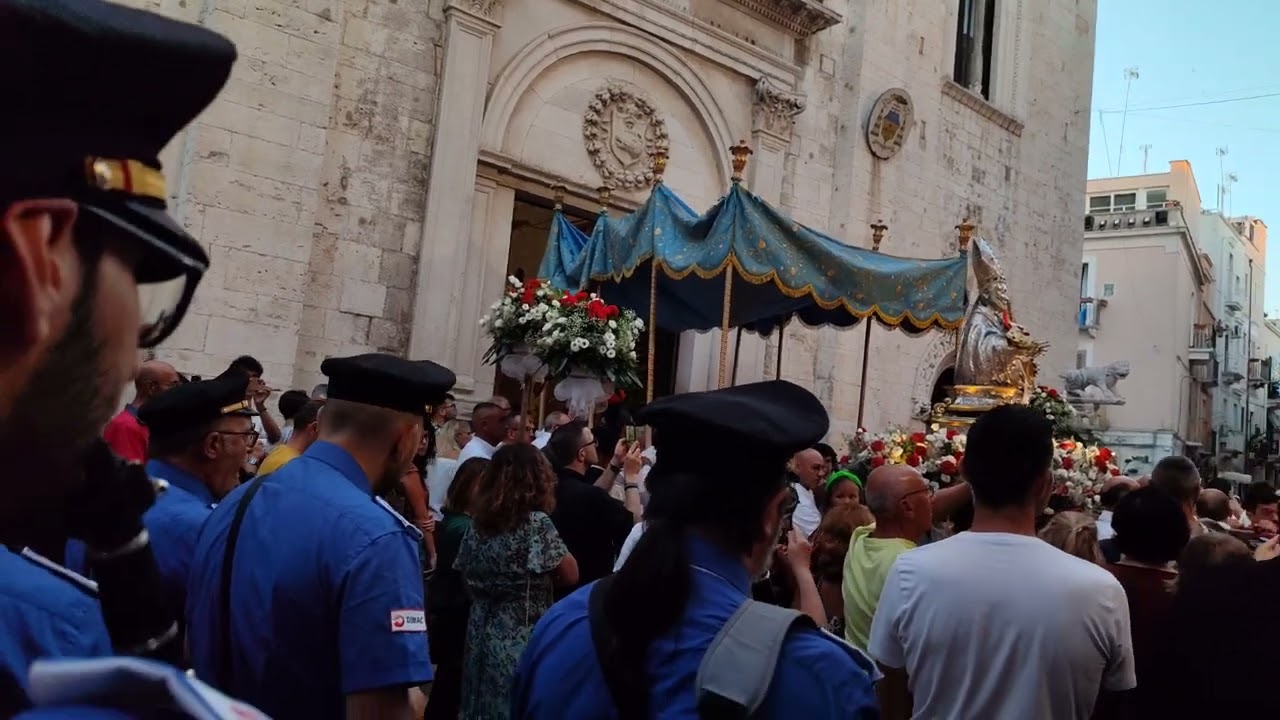Marcia Mosè banda di Barletta 9/7/23 Barletta Uscita Processione S Maria dello Sterpeto San Ruggero