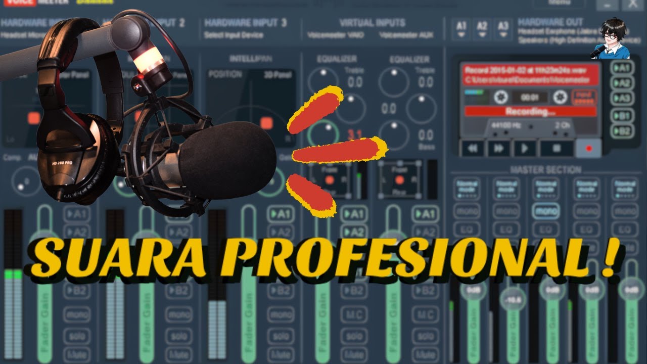 Tutorial Voicemeeter - Setting Voicemeeter Untuk Pemula (Full Penjelasan)