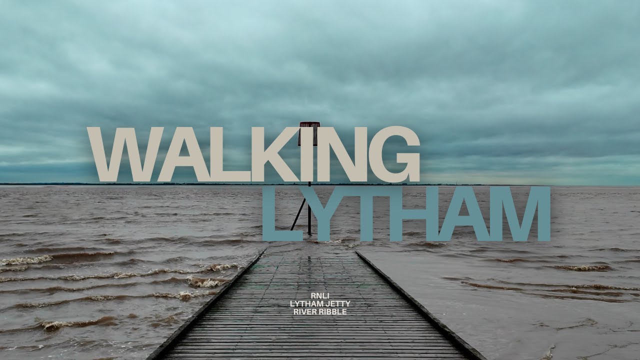 Walking Lytham: Relaxing Walk Along Lytham Jetty | Calm Coastal Views & River Ribble | 4K
