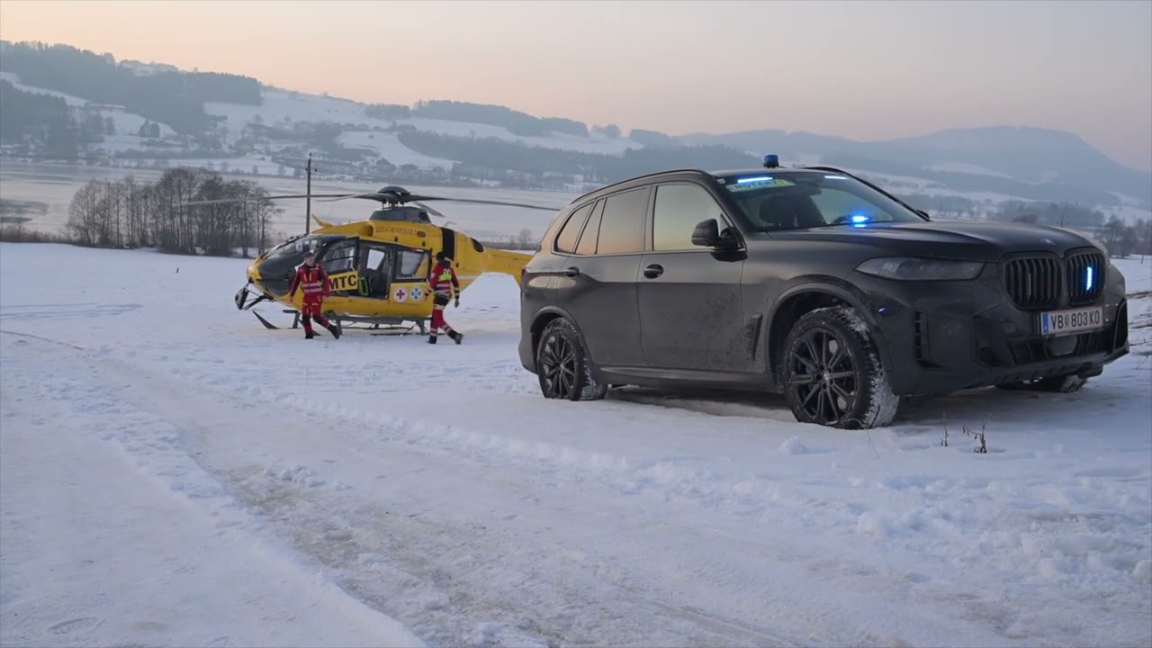 Zwei Eisläuferinnen mit Hubschrauber gerettet